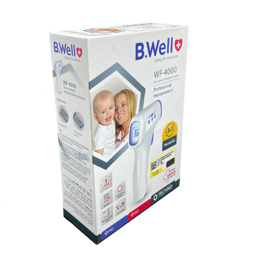 تب سنج دیجیتالی مادون قرمز پوست بی ول WF-4000